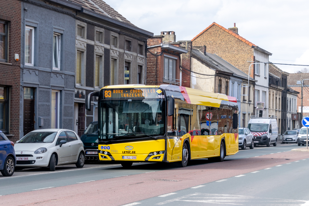Charleroi, Solaris Urbino IV 12 hybrid # 7985