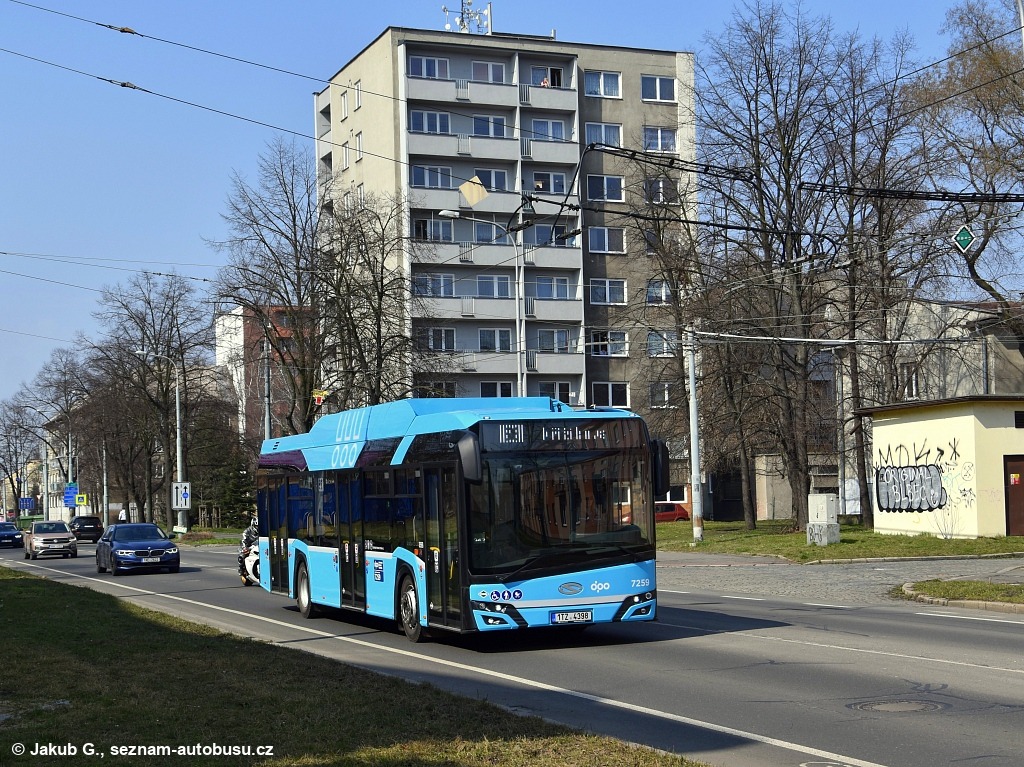 Ostrava, Solaris Urbino IV 12 CNG # 7259