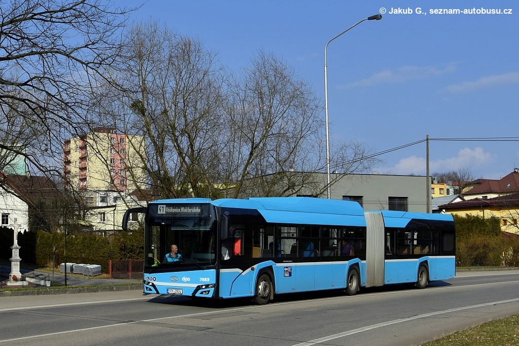 Ostrava, Solaris Urbino IV 18 CNG №: 7883