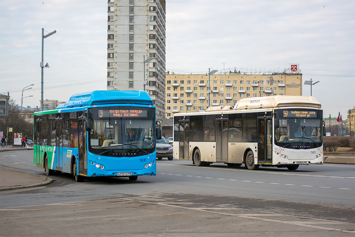 Saint Petersburg, Volgabus-5270.G0 # 7631; Saint Petersburg, Volgabus-5270.G0 # 7613