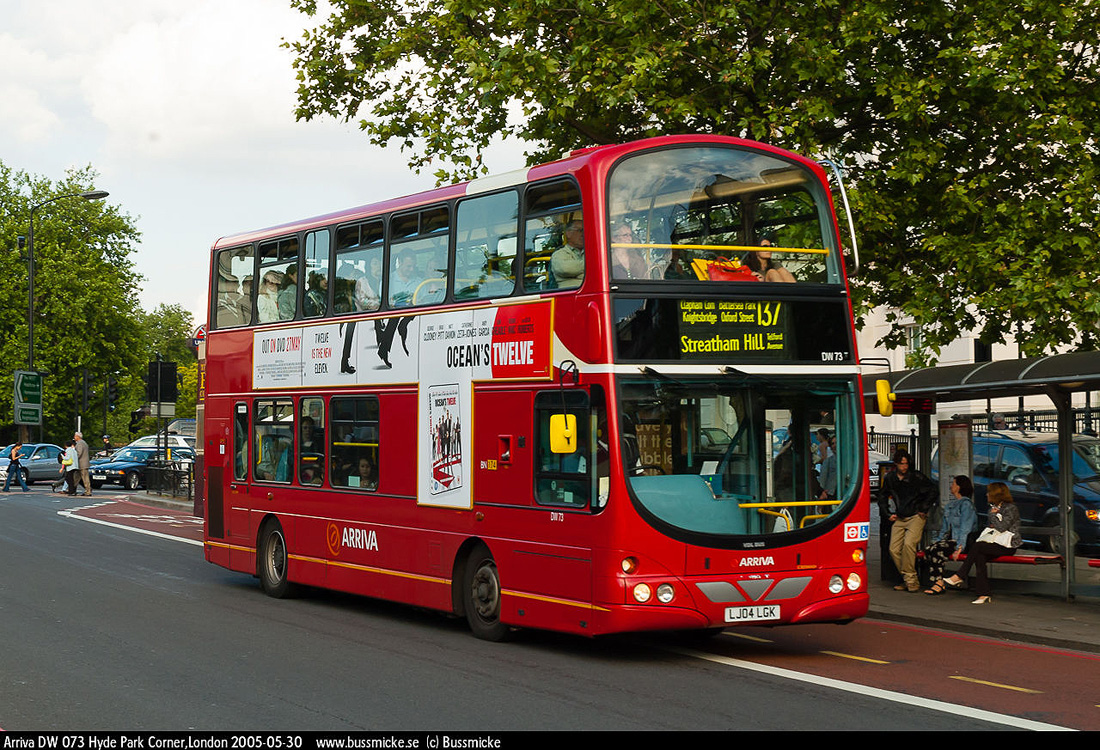 London, Wright Pulsar Gemini # DW73