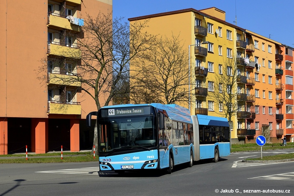 Ostrava, Solaris Urbino IV 18 CNG No. 7893