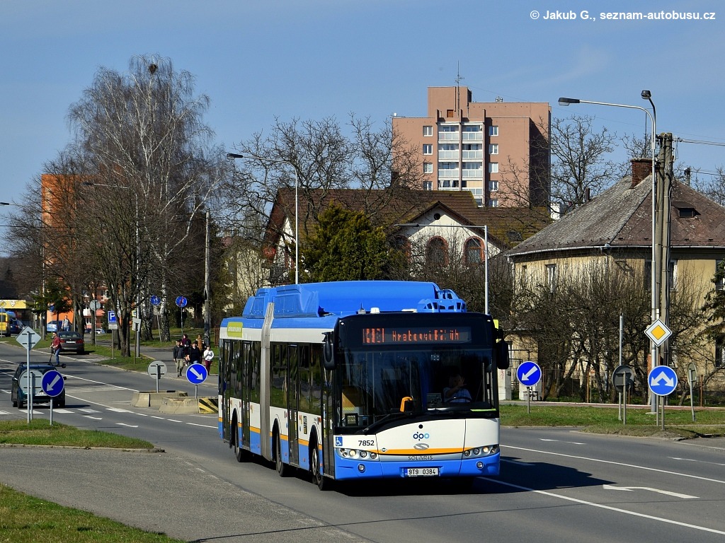 Ostrava, Solaris Urbino III 18 CNG No. 7852
