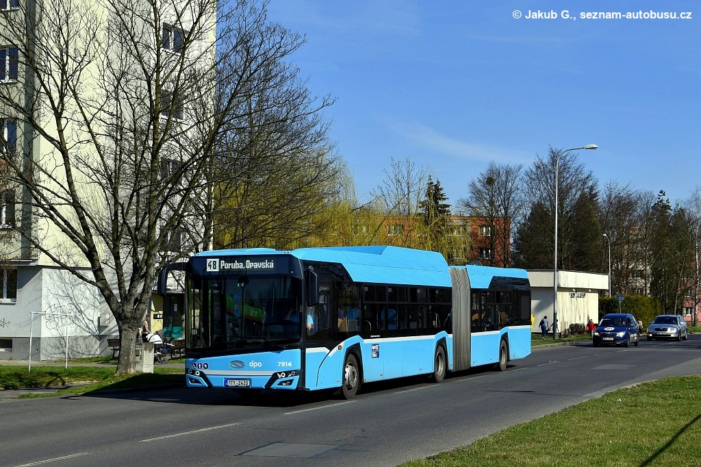 Ostrava, Solaris Urbino IV 18 CNG # 7914