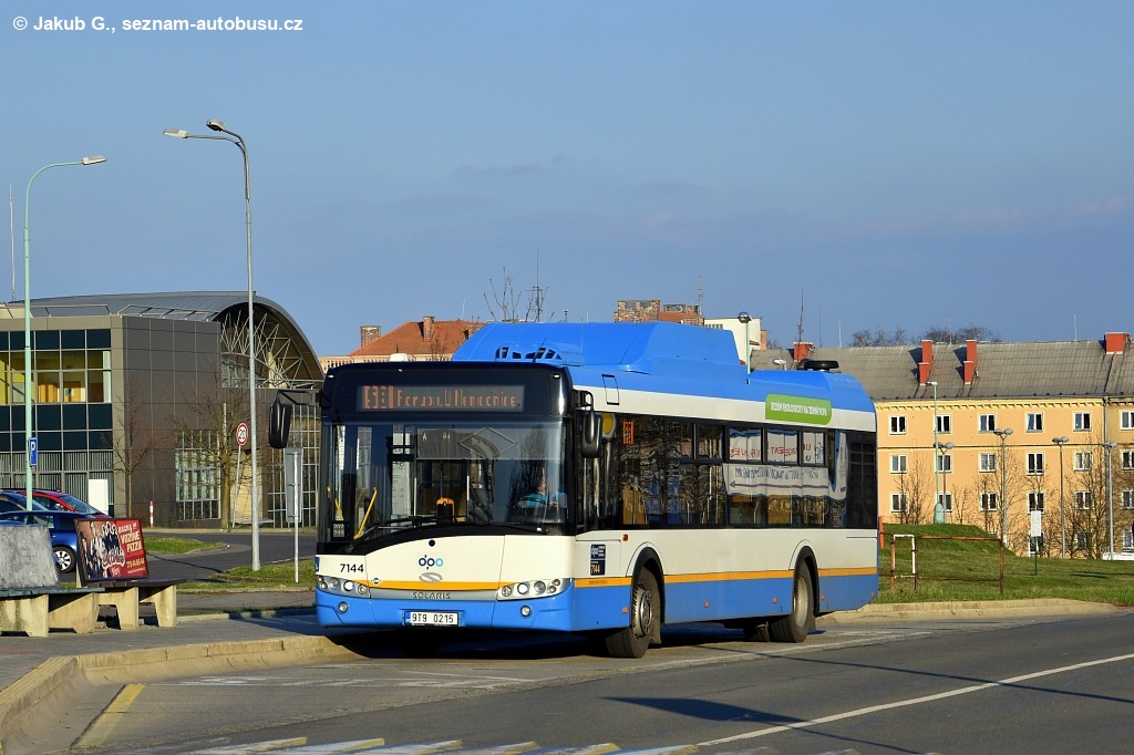 Ostrava, Solaris Urbino III 12 CNG # 7144
