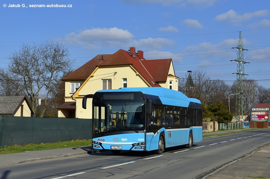 Ostrava, Solaris Urbino IV 12 CNG №: 7243
