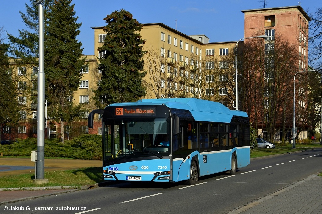 Ostrava, Solaris Urbino IV 12 CNG No. 7240