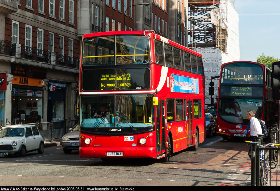 London, TransBus ALX400 nr. VLA46
