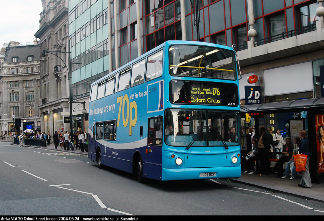 Лондон, TransBus ALX400 № VLA20