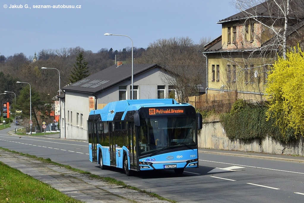 Ostrava, Solaris Urbino IV 12 CNG č. 7217