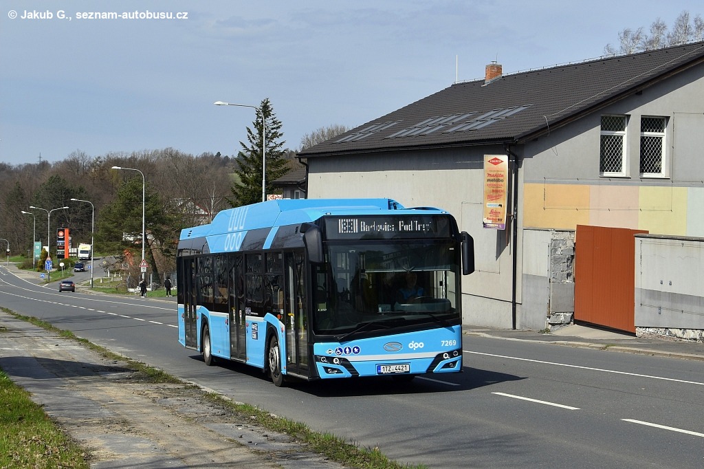 Ostrava, Solaris Urbino IV 12 CNG č. 7269