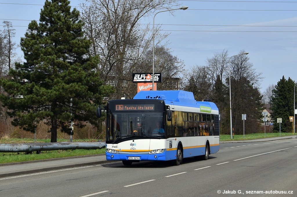 Ostrava, Solaris Urbino III 12 CNG nr. 7143