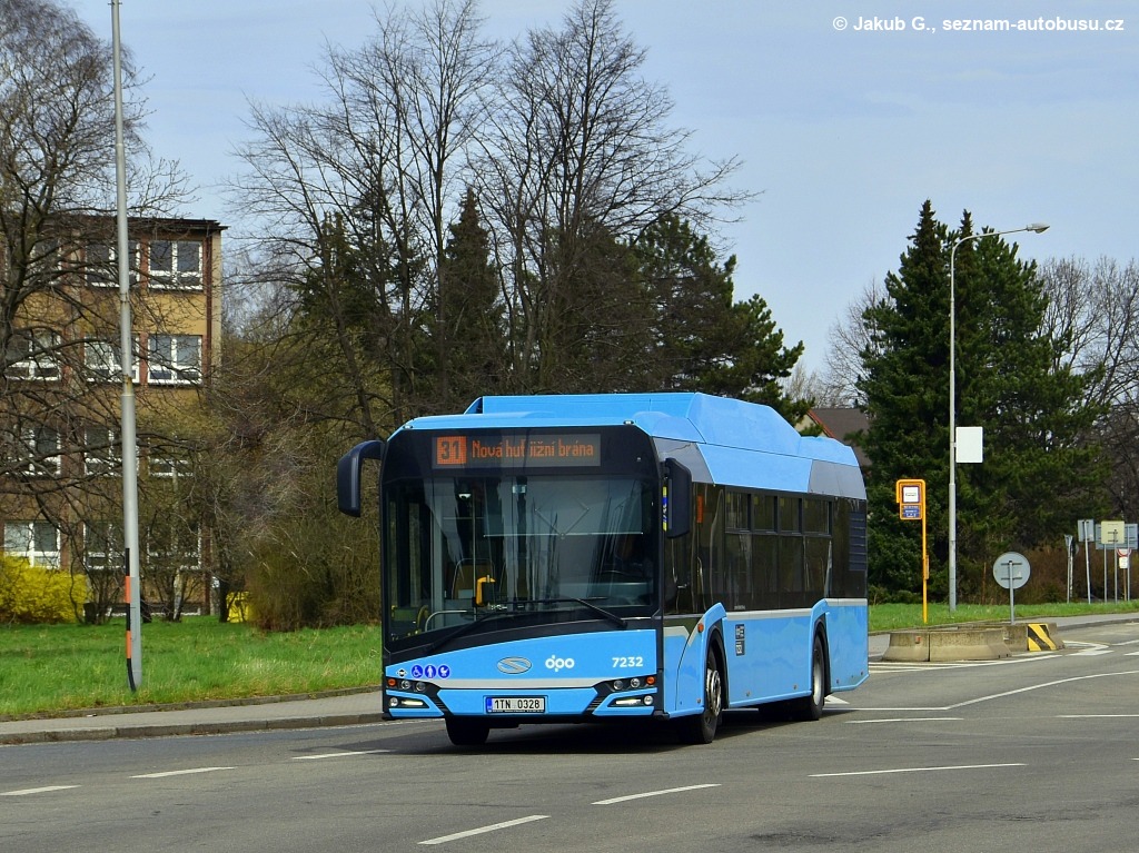 Ostrava, Solaris Urbino IV 12 CNG № 7232