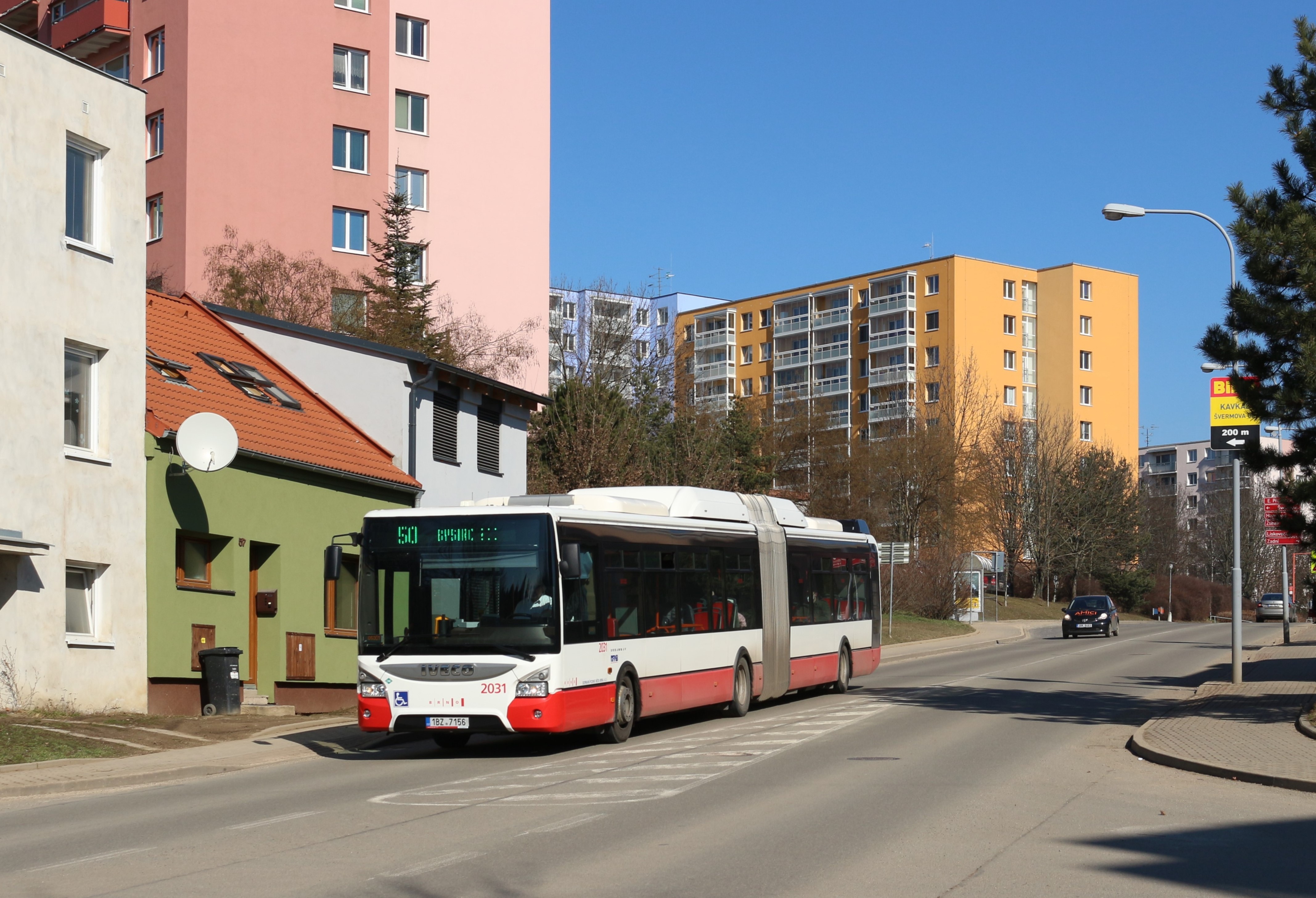 Brno, IVECO Urbanway 18M CNG # 2031