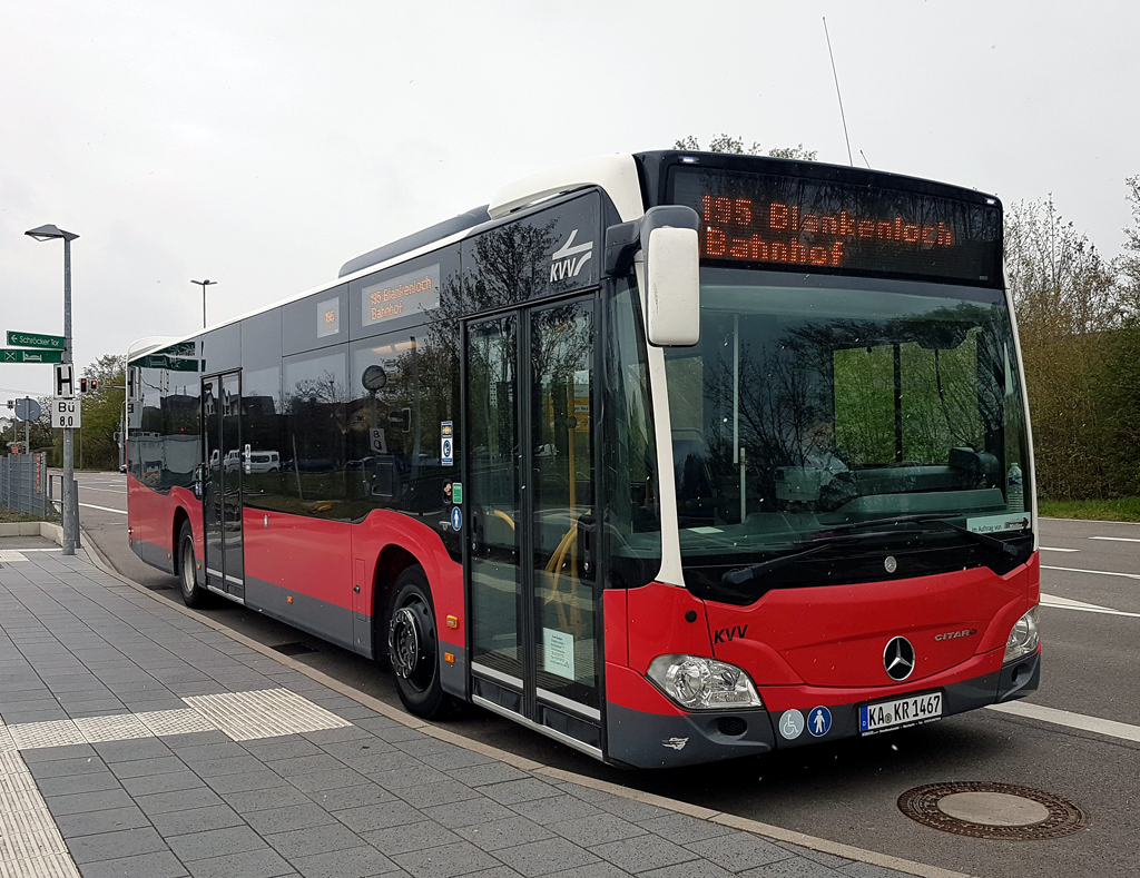 Karlsruhe, Mercedes-Benz Citaro C2 # KA-KR 1467