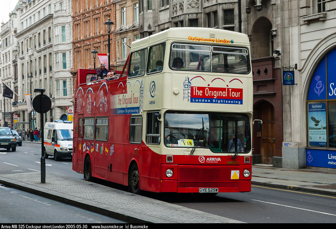 London, MCW Metrobus č. MB525