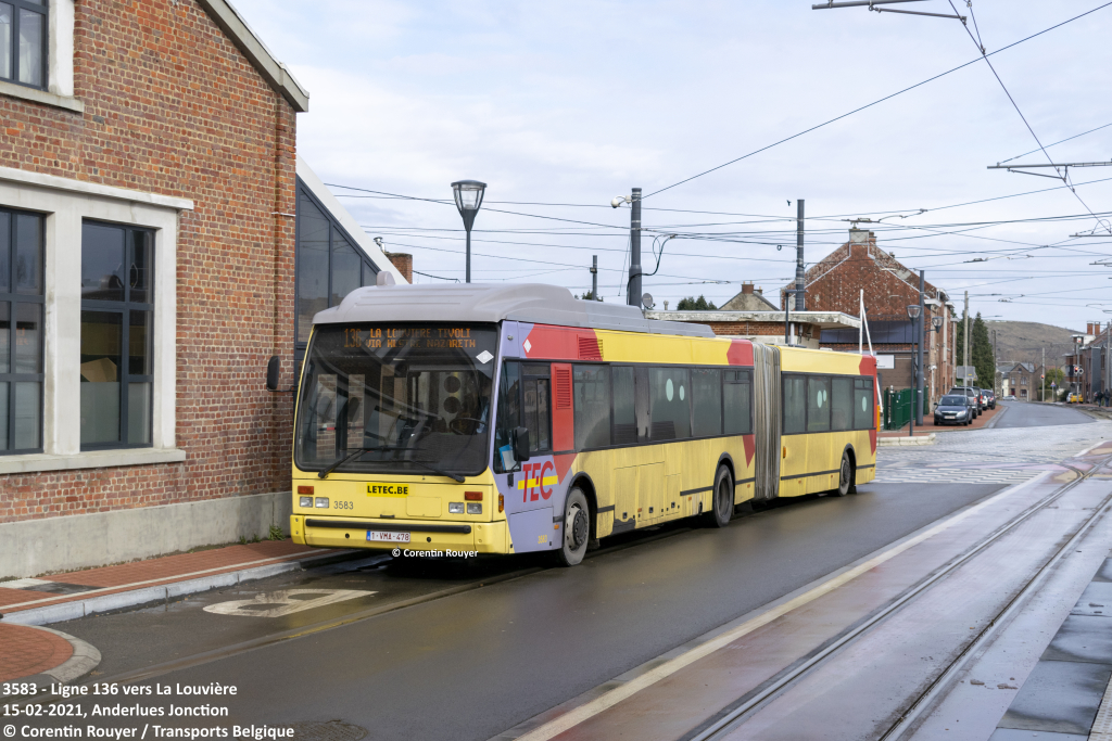 Mons, Van Hool AG300/2 # 3583