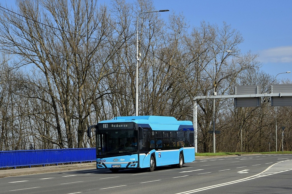 Ostrava, Solaris Urbino IV 12 CNG № 7258