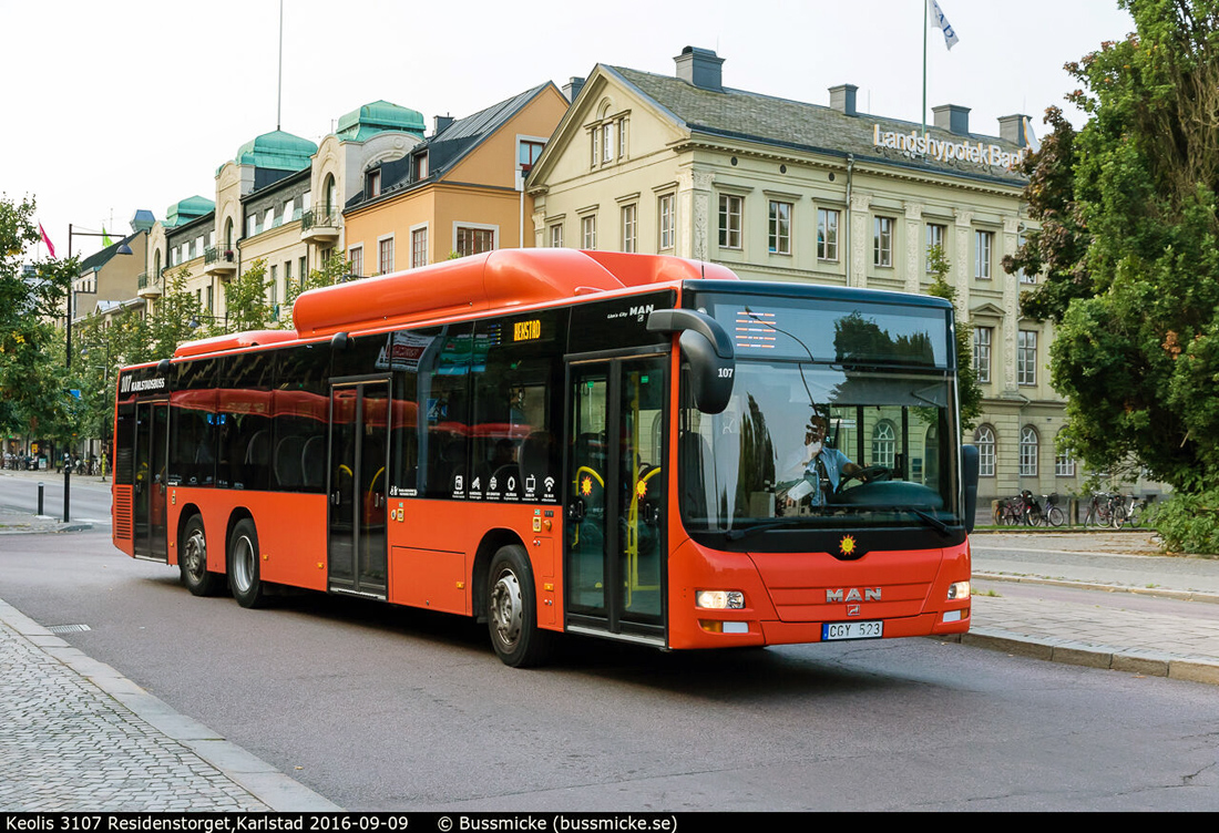 Karlstad, MAN A26 Lion's City LL NL313-15 CNG # 3107