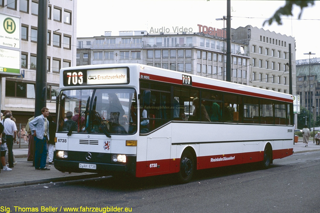 Düsseldorf, Mercedes-Benz O405 Nr. 6738
