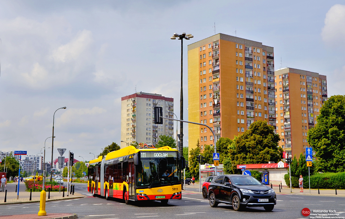 Warsaw, Solaris Urbino IV 18 electric # 5911