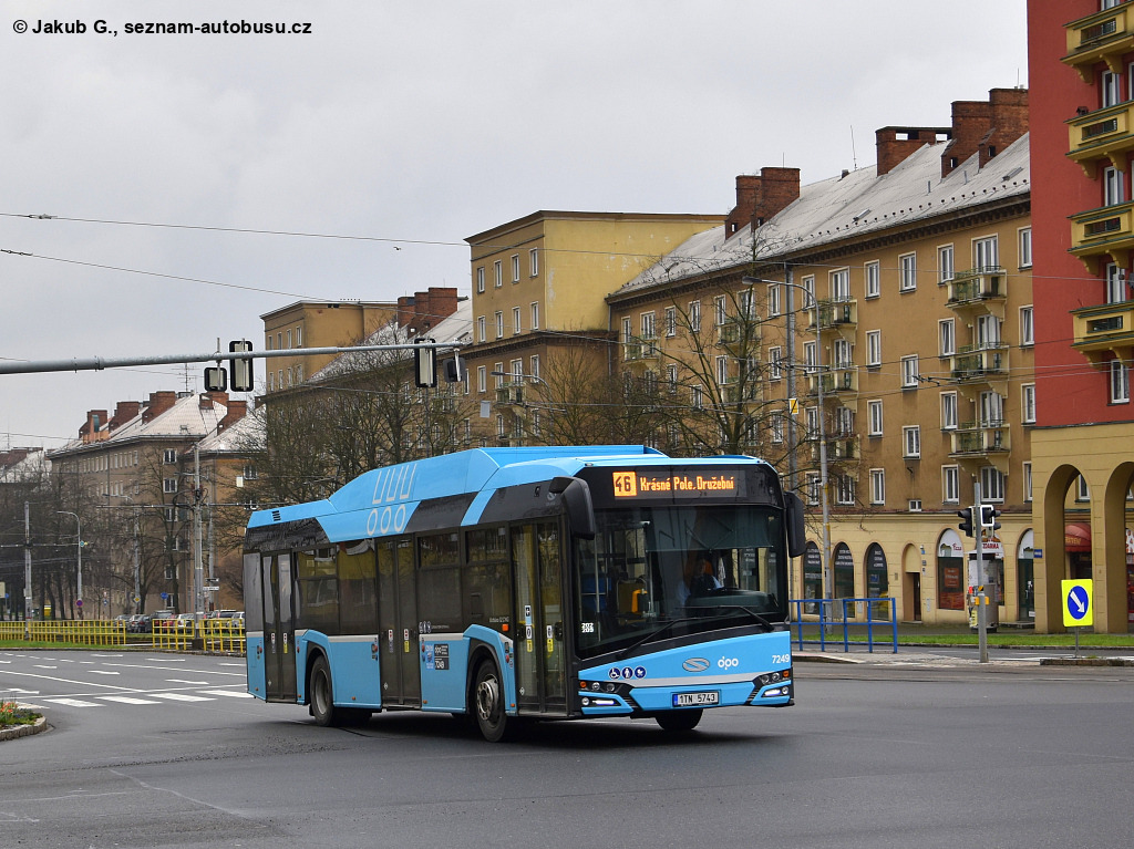 Ostrava, Solaris Urbino IV 12 CNG nr. 7249