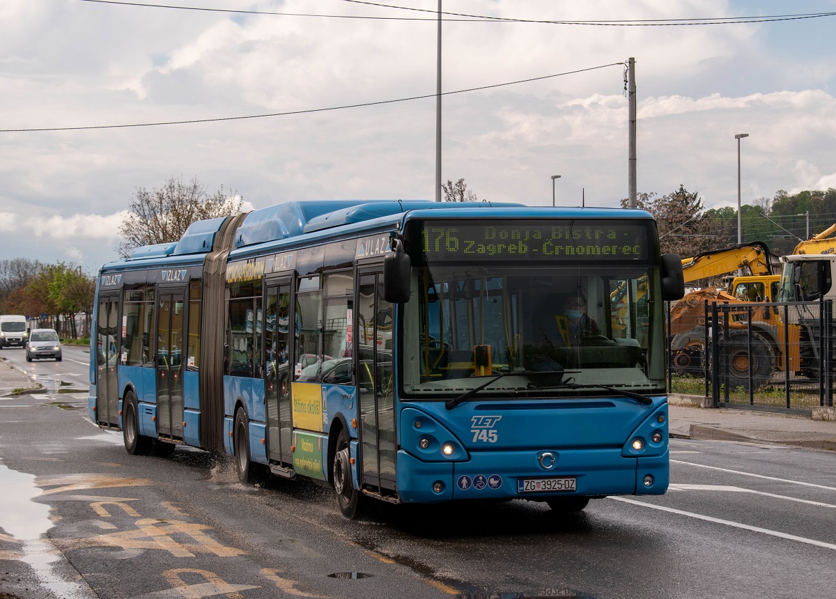 Zagreb, Irisbus Citelis 18M CNG # 745