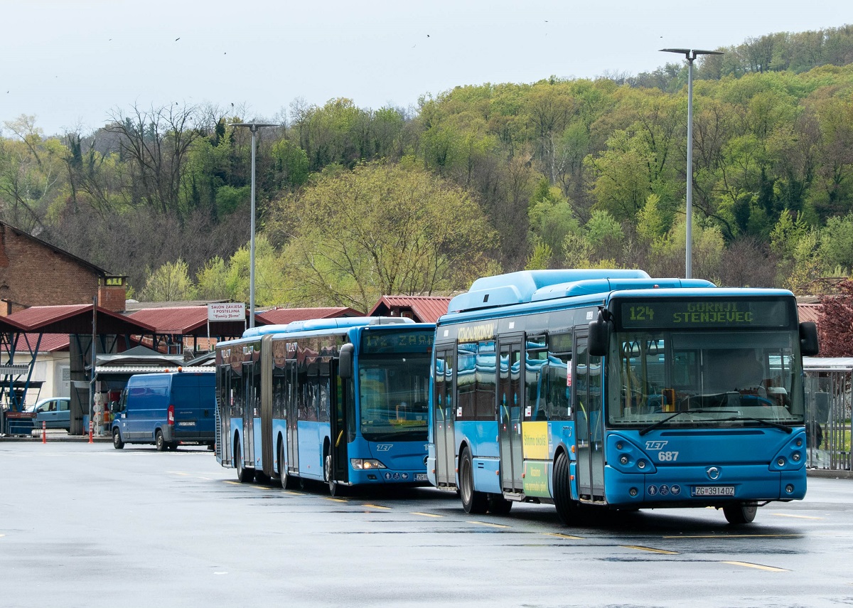 Загреб, Irisbus Citelis 12M CNG № 687