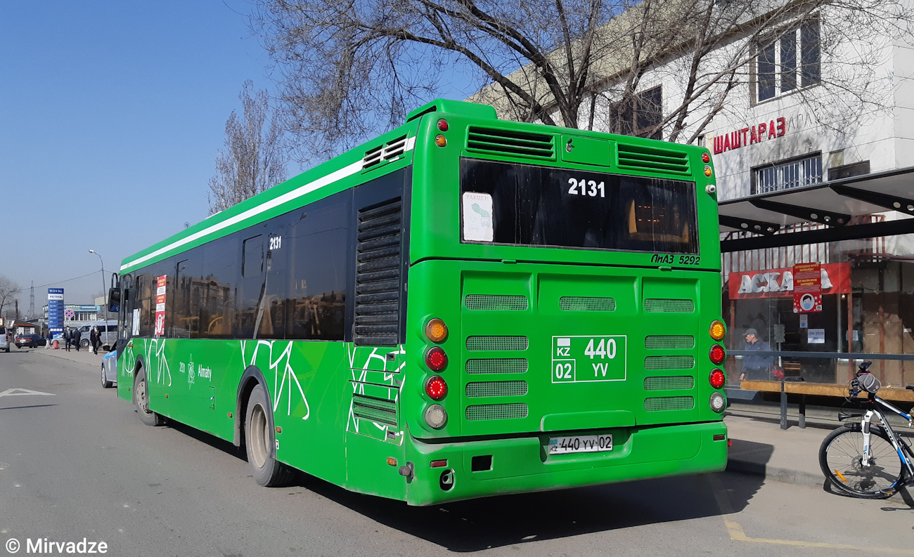 Almaty, LiAZ-5292.60 # 2131