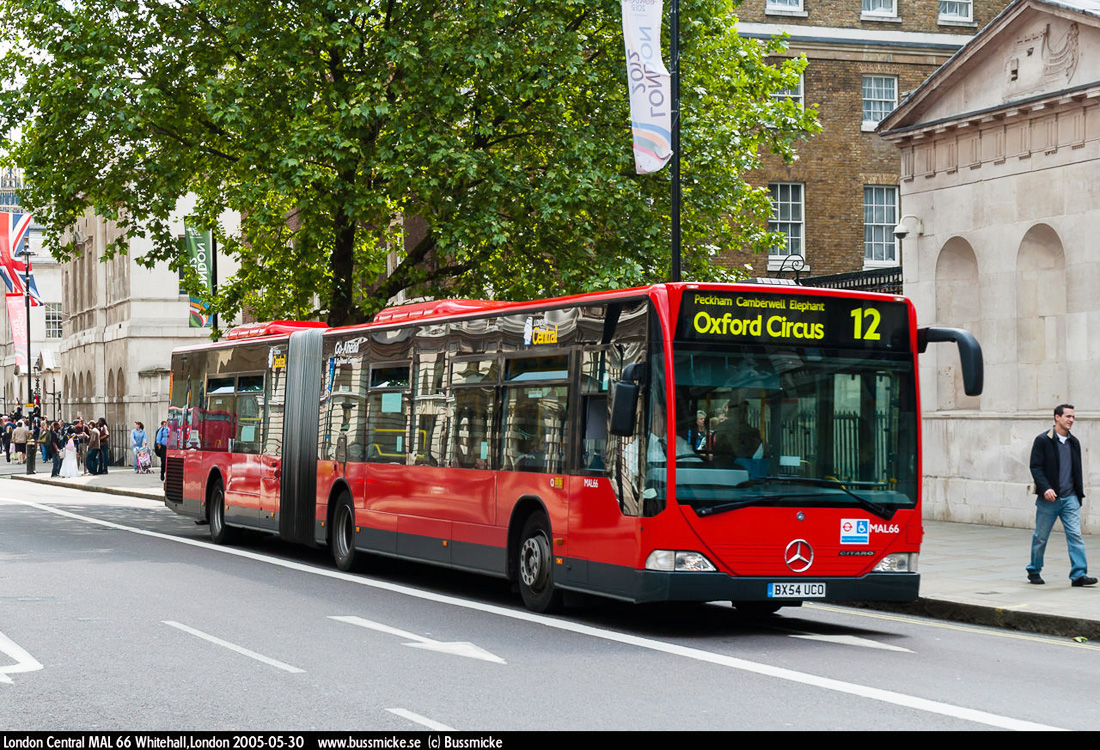London, Mercedes-Benz O530 Citaro G # MAL66