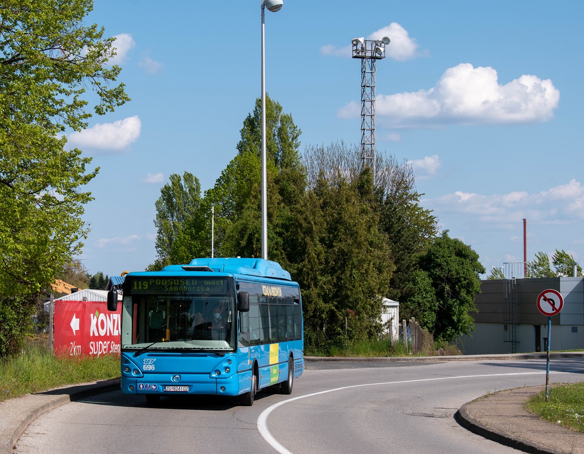Загреб, Irisbus Citelis 12M CNG № 696