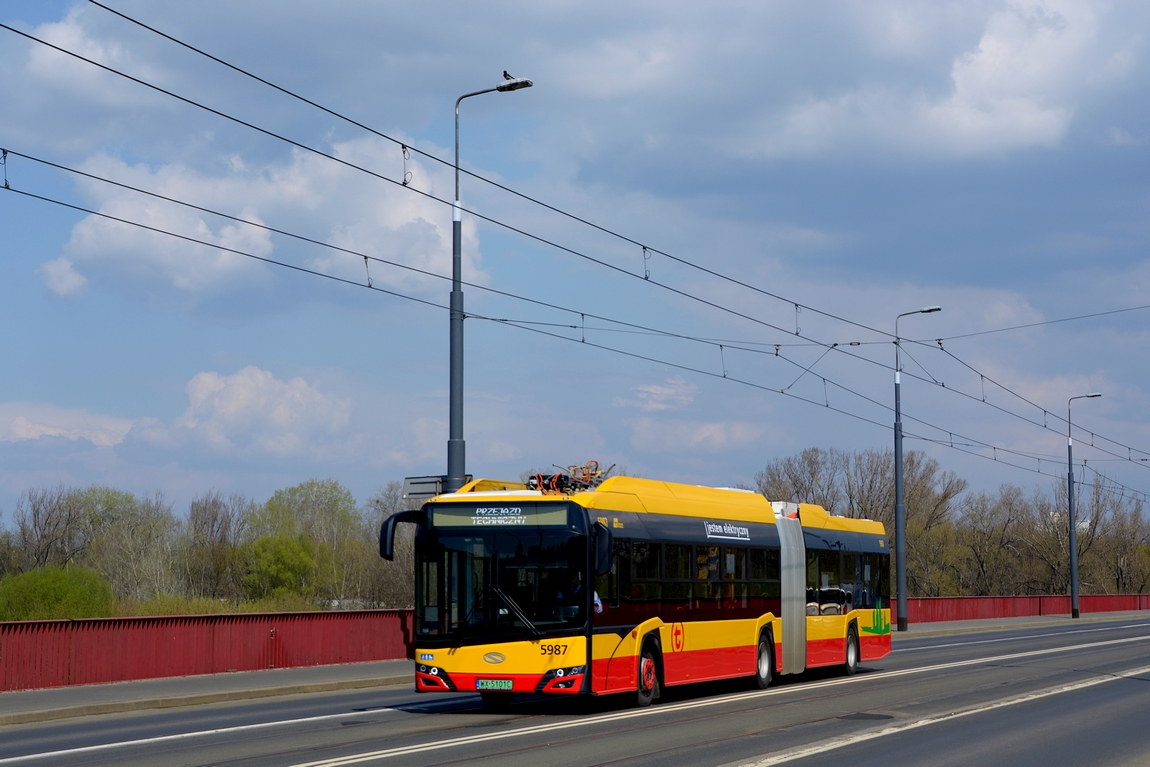 Warsaw, Solaris Urbino IV 18 electric # 5987