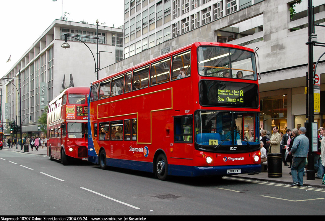 London, TransBus ALX400 # 18207