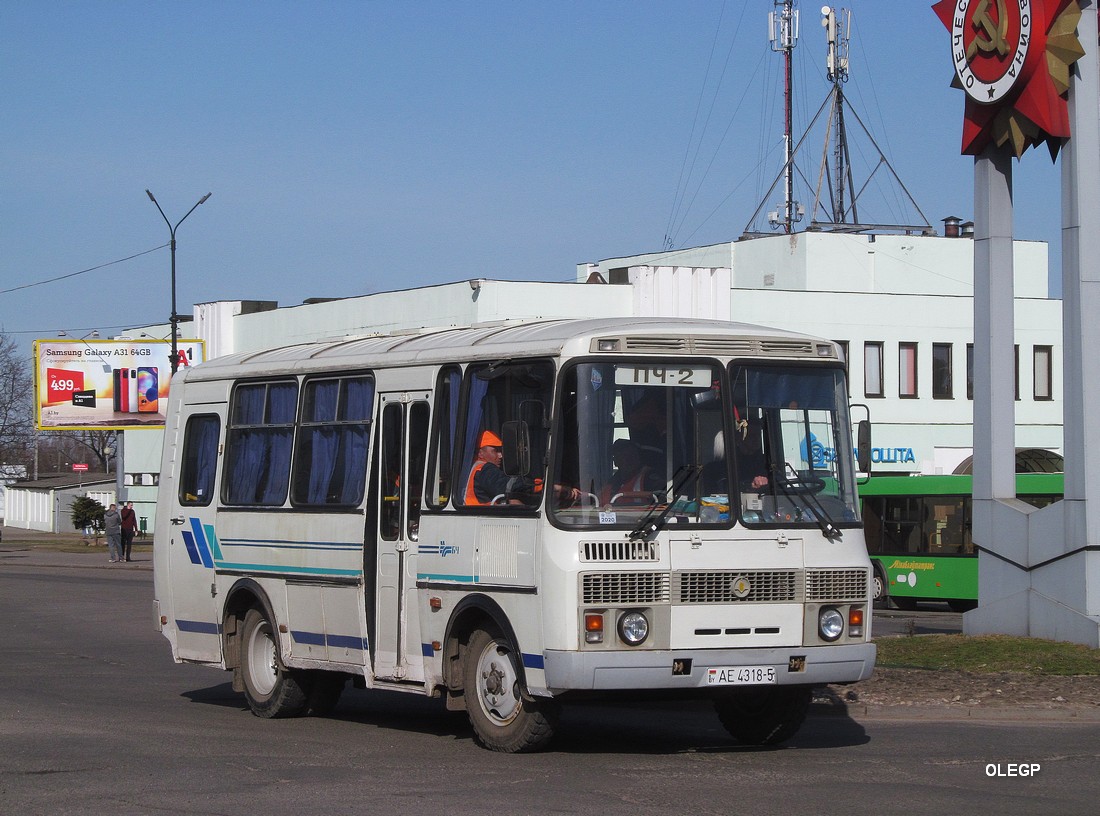 Borisov, PAZ-32053 (30, B0, C0, E0) # АЕ 4318-5