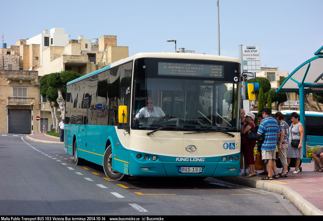 Malta, King Long XMQ6127J # BUS 103