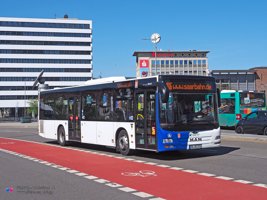 Saarbrücken, MAN A21 Lion's City NL323 # 596