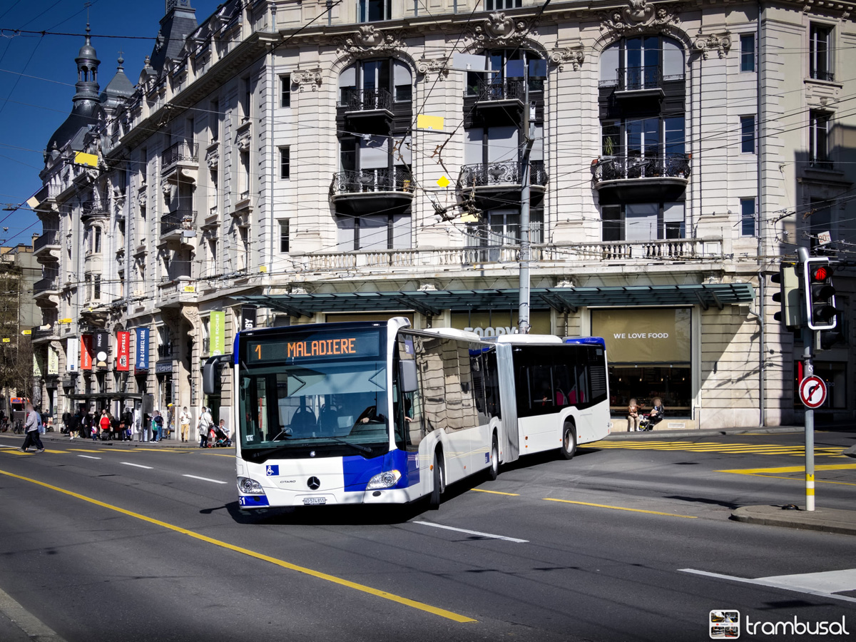 Lausanne, Mercedes-Benz Citaro C2 G # 561