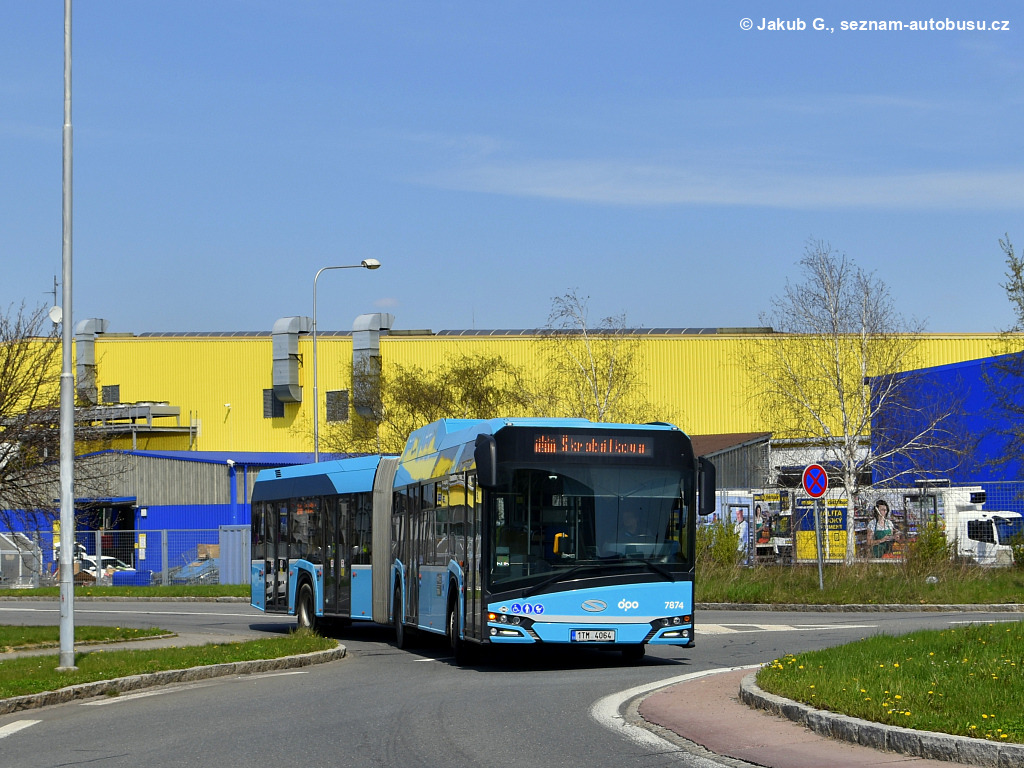Ostrava, Solaris Urbino IV 18 CNG # 7874