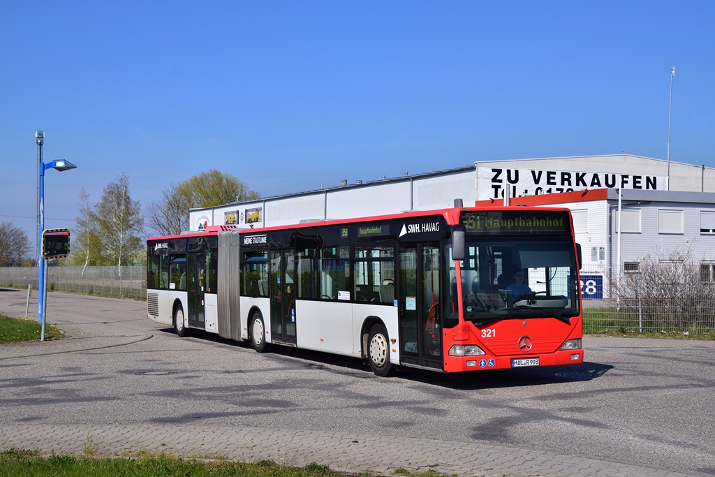 Halle (Saale), Mercedes-Benz O530 Citaro G # 321