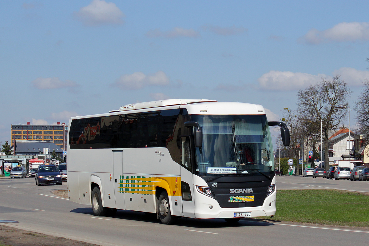 Каунас, Scania Touring HD (Higer A80T) № 491