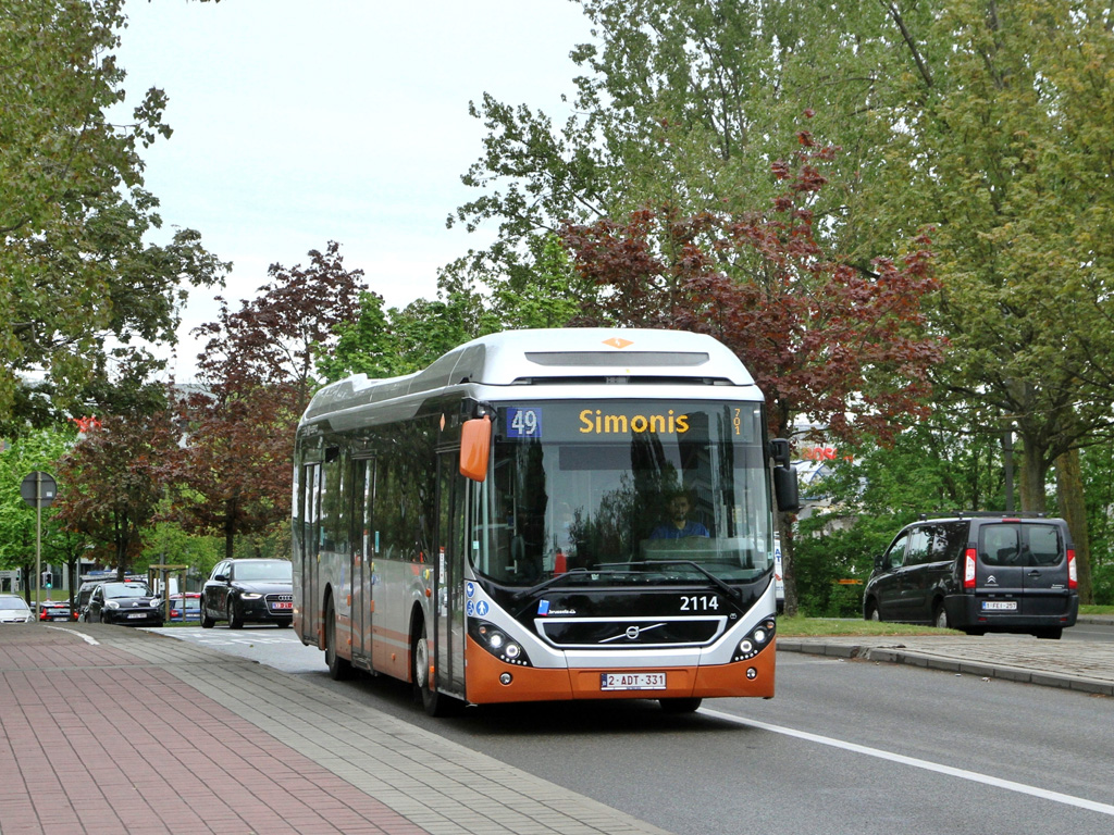 Brusel, Volvo 7900 Hybrid č. 2114