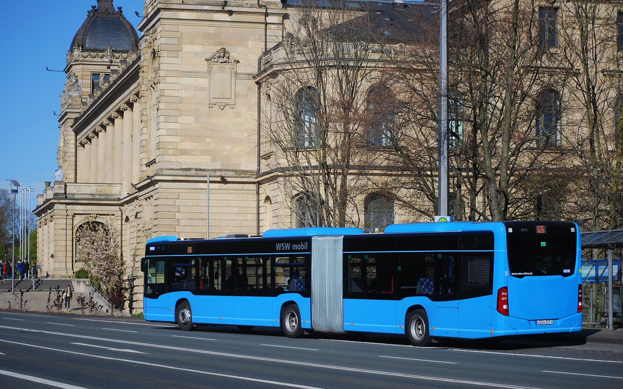 Wuppertal, Mercedes-Benz Citaro C2 G # 2074