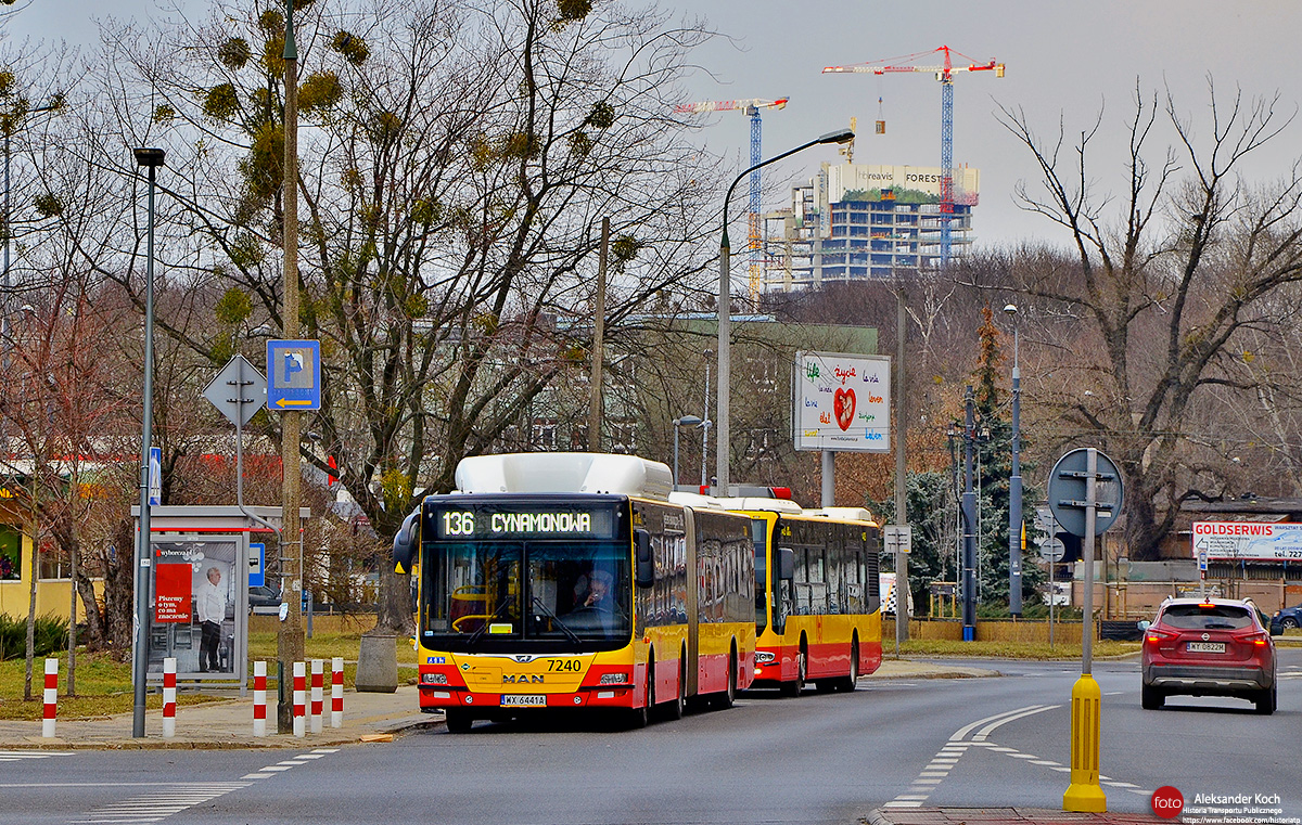 Warsaw, MAN A23 Lion's City G NG313 CNG # 7240