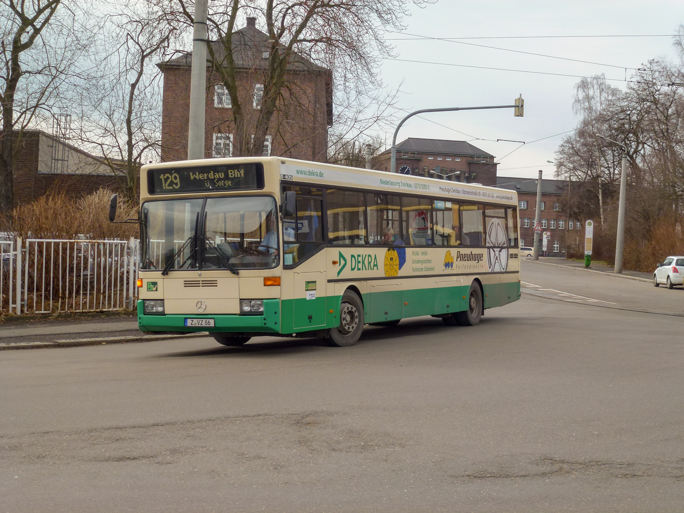 Zwickau, Mercedes-Benz O405 № 8335