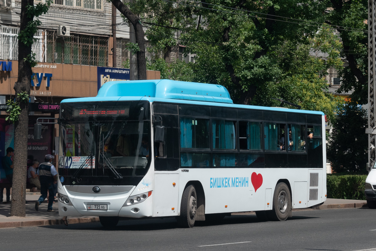 Бишкек, Yutong ZK6108HGH (CNG) № 01 721 AG