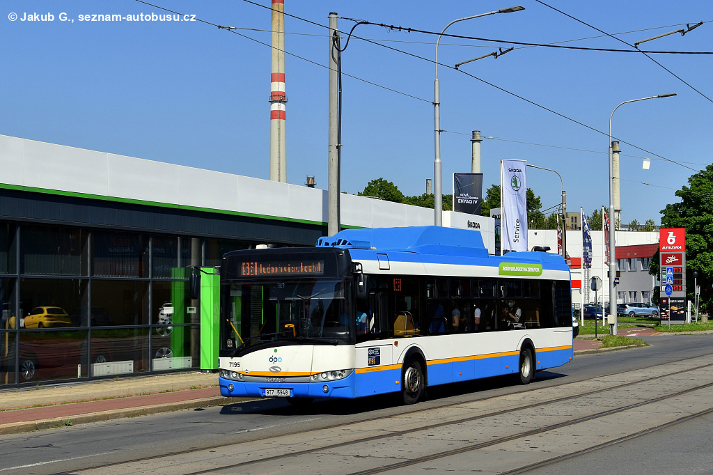Ostrava, Solaris Urbino III 12 CNG # 7195