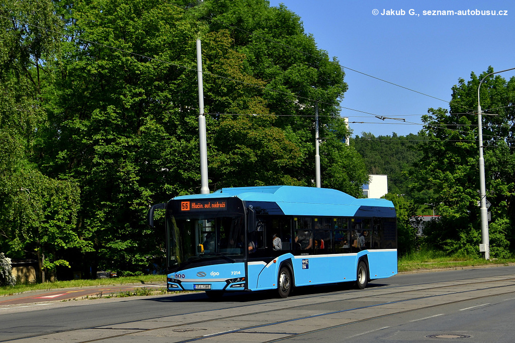 Ostrava, Solaris Urbino IV 12 CNG nr. 7214