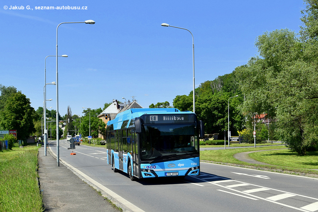 Ostrava, Solaris Urbino IV 12 CNG № 7256