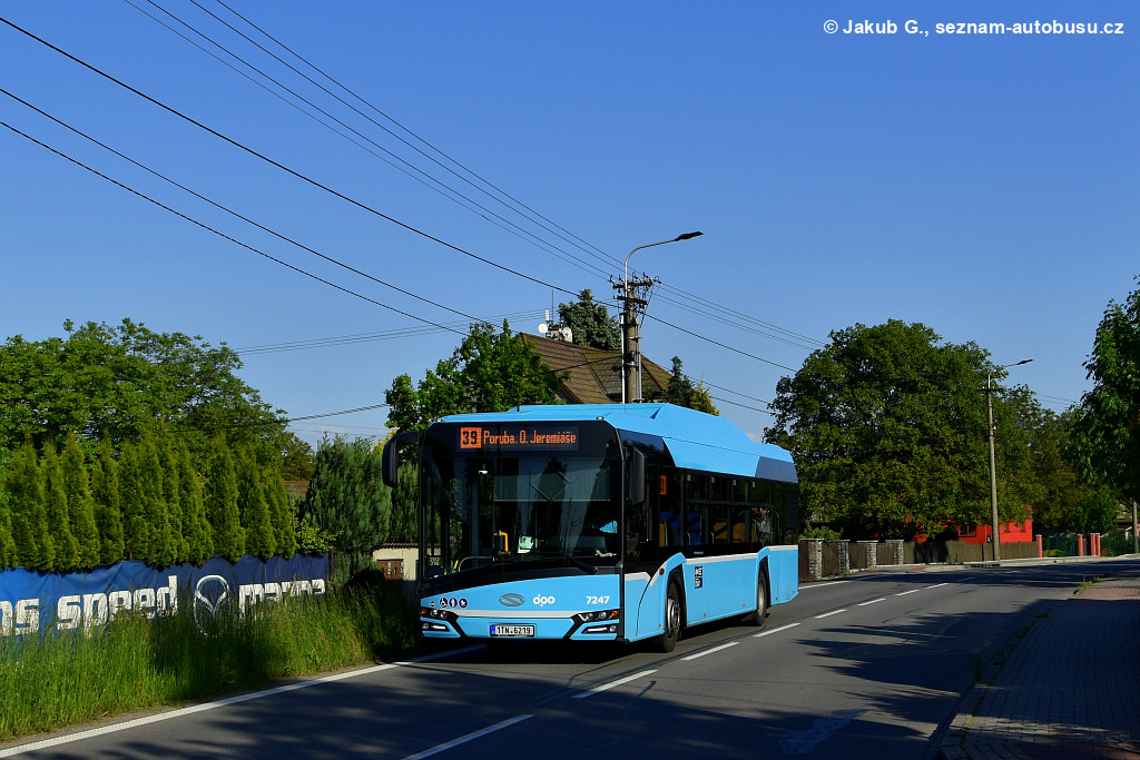 Ostrava, Solaris Urbino IV 12 CNG №: 7247