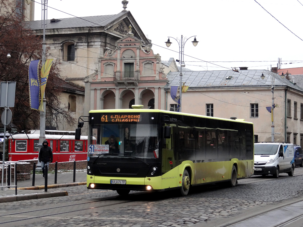 Lviv, Electron A18501 # АА 6474 ТР